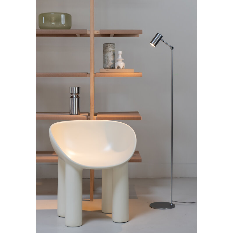 it's about RoMi-collectie Floor lamp Montreux nickel finish