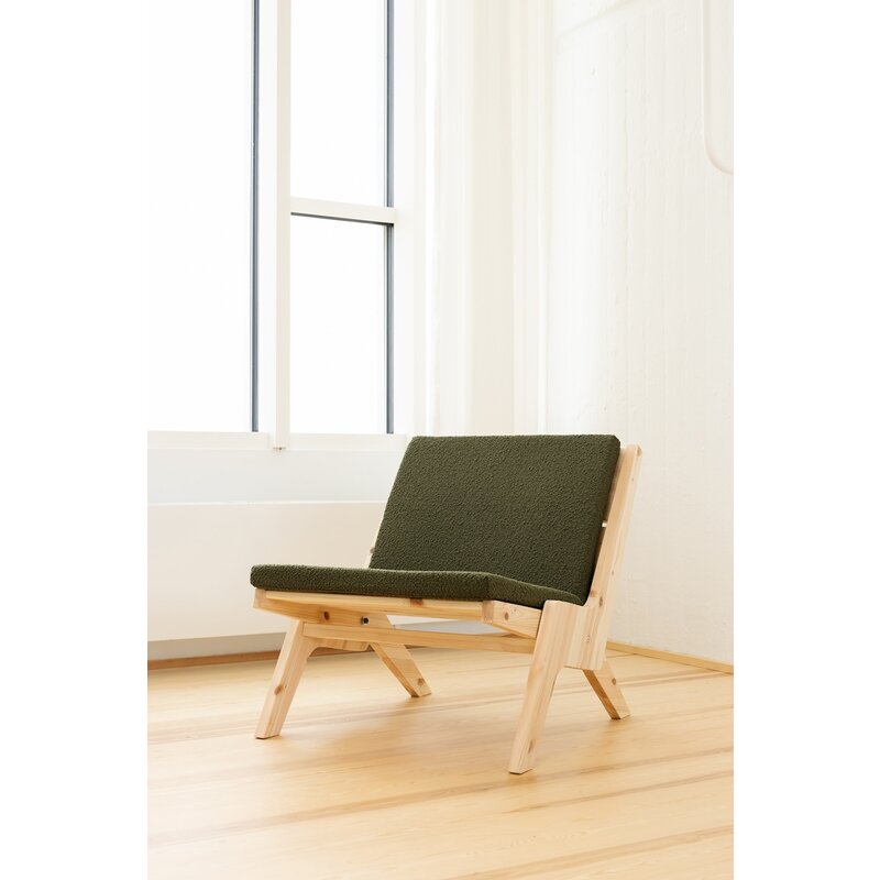 Karup Design-collectie Sway Loungestoel Raw W. Pebble Beige Mattress