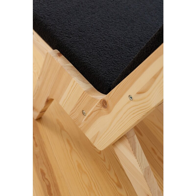 Karup Design-collectie Sway Loungestoel Raw W. Midnight Grey Mattress