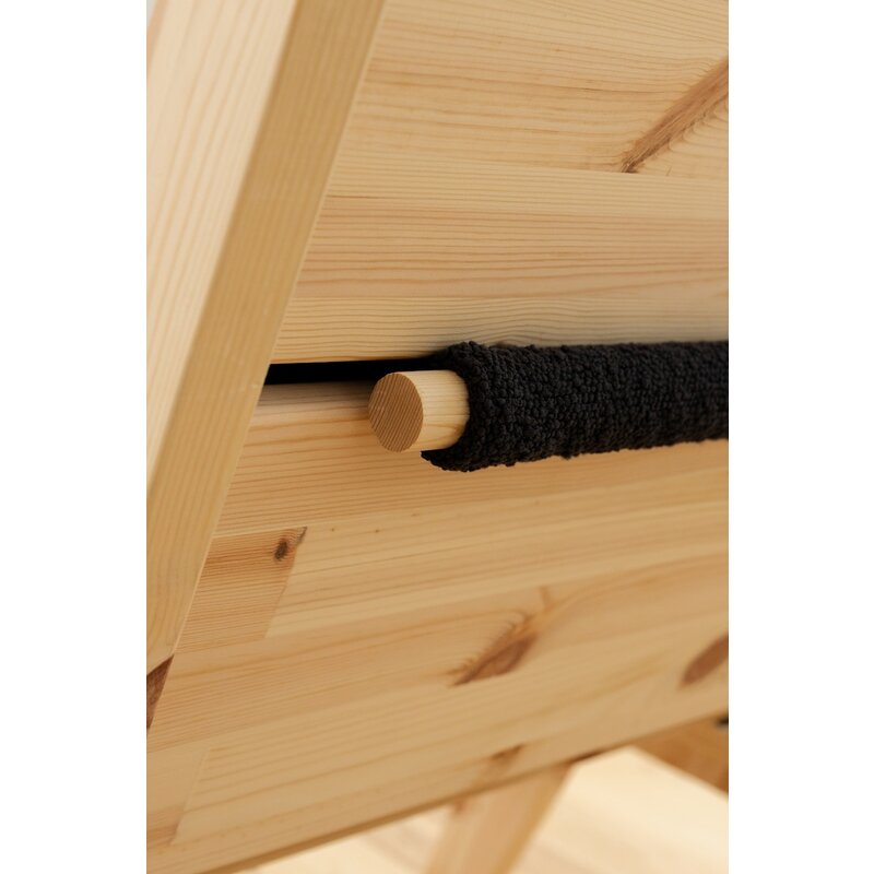 Karup Design-collectie Sway Loungestoel Raw W. Midnight Grey Mattress