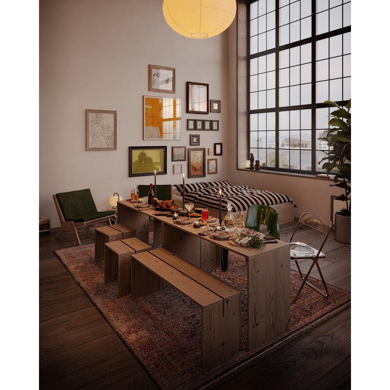 Karup Design-collectie Join-In Stool Raw