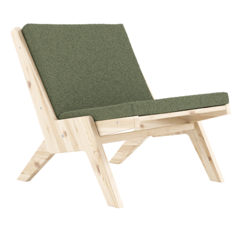 Karup Design-collectie Sway Loungestoel Raw W. Evergreen Mattress