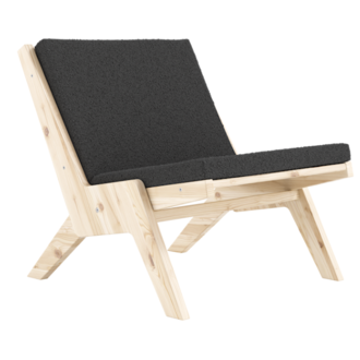 Karup Design Sway Loungestoel Raw W. Midnight Grey Mattress