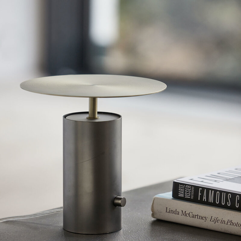 House Doctor-collectie Tablelamp Tacker Gunmetal