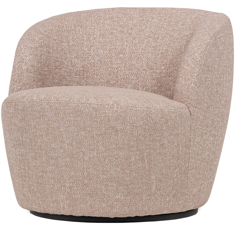 WOOOD-collectie Serra Draaifauteuil Naturel Melange