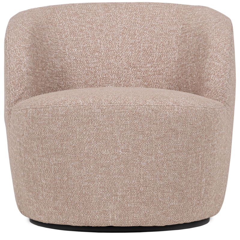 WOOOD-collectie Serra Draaifauteuil Naturel Melange