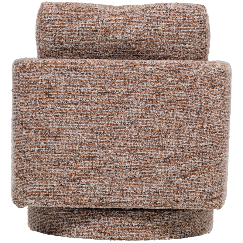 WOOOD-collectie OSKA DRAAIFAUTEUIL BRUIN MELANGE