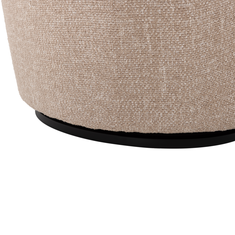 WOOOD-collectie Serra Draaifauteuil Naturel Melange