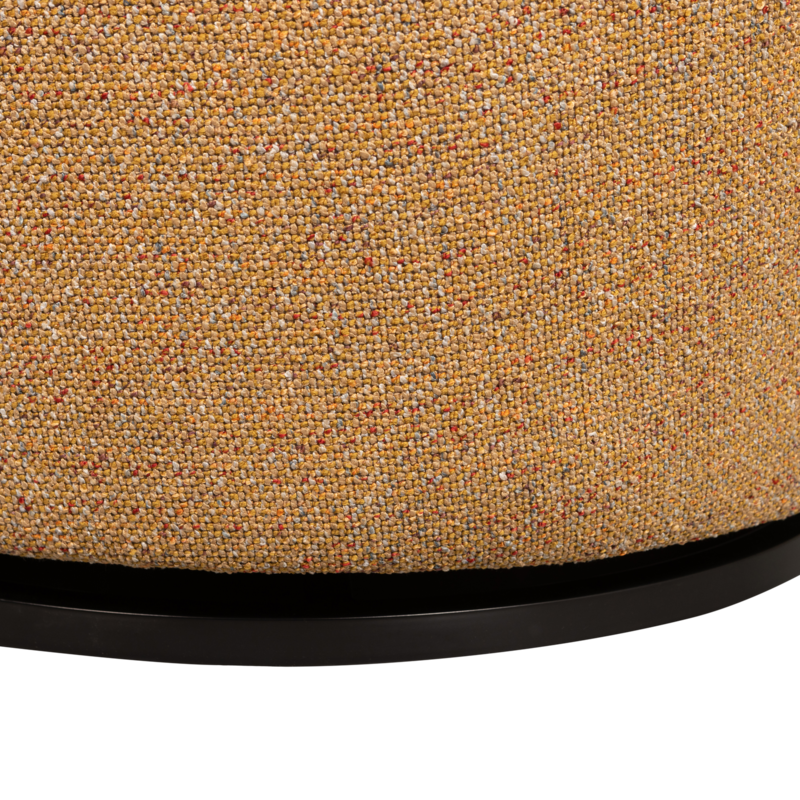 WOOOD-collectie Serra Draaifauteuil Geweven Stof Curry Melange