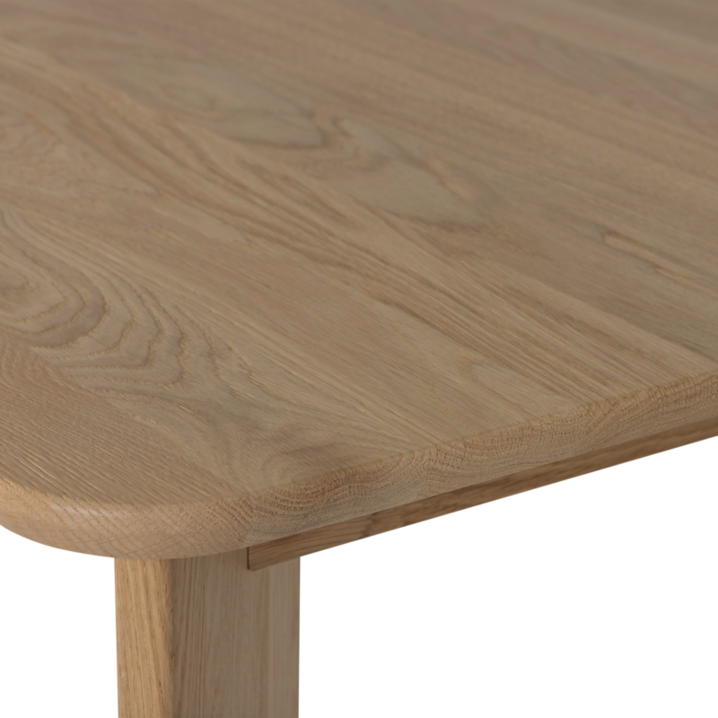 WOOOD-collectie Tablo Eettafel Afgerond Dl 220X100 Cm Transparant [Fsc]