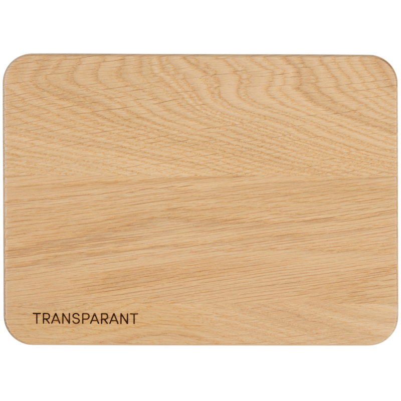 WOOOD-collectie Tablo Eettafel Afgerond Dl 220X100 Cm Transparant [Fsc]
