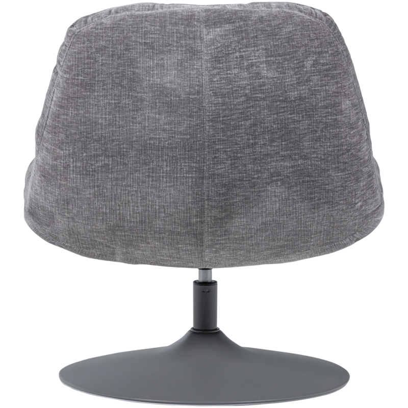 WOOOD-collectie Elvi Draaifauteuil Chenille Structuur Lichtgrijs