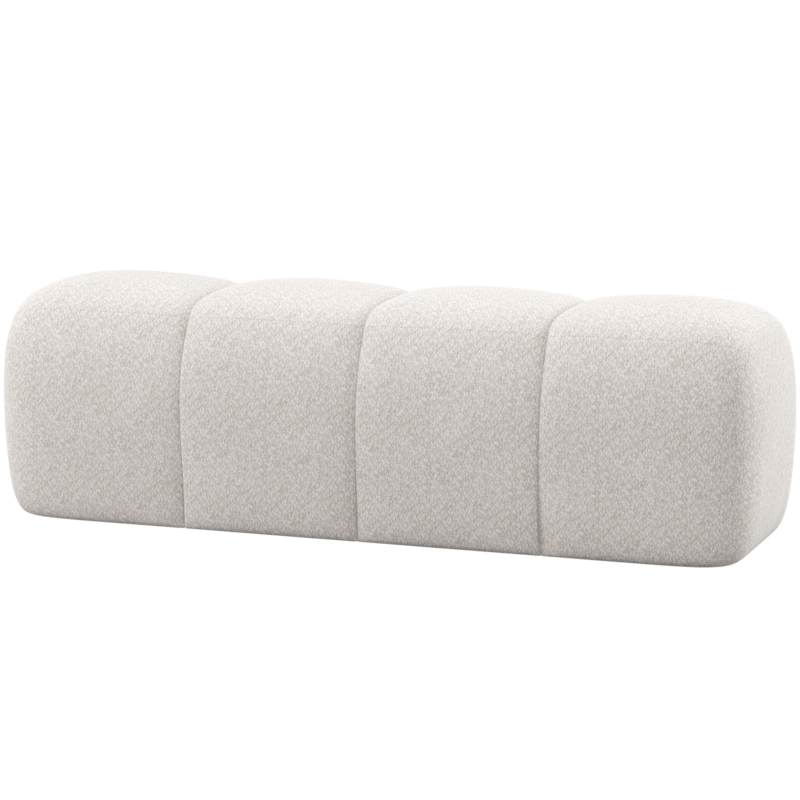 WOOOD-collectie Mojo Eetbankje 164 Cm Wollig Ecru