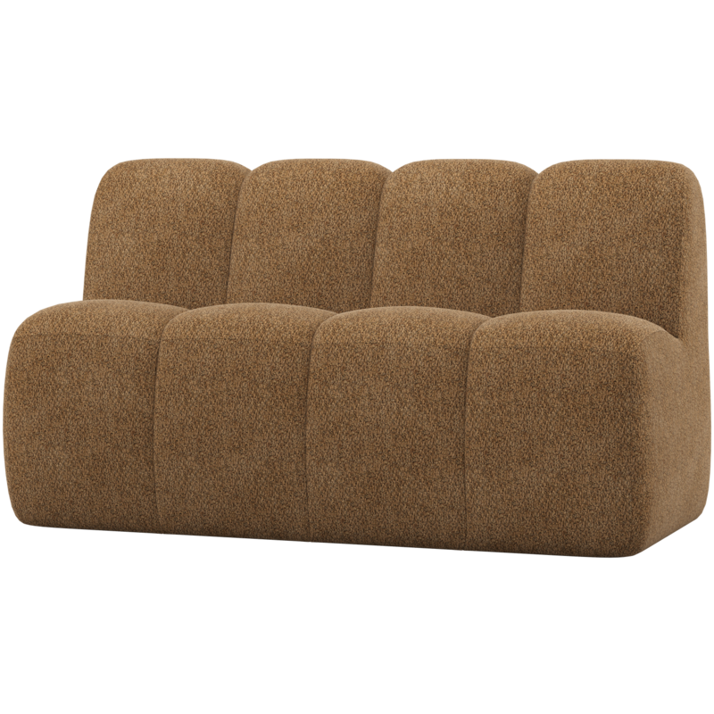 WOOOD-collectie Mojo Eetbankje 164 Cm Met Rugleuning Wollig Honinggeel