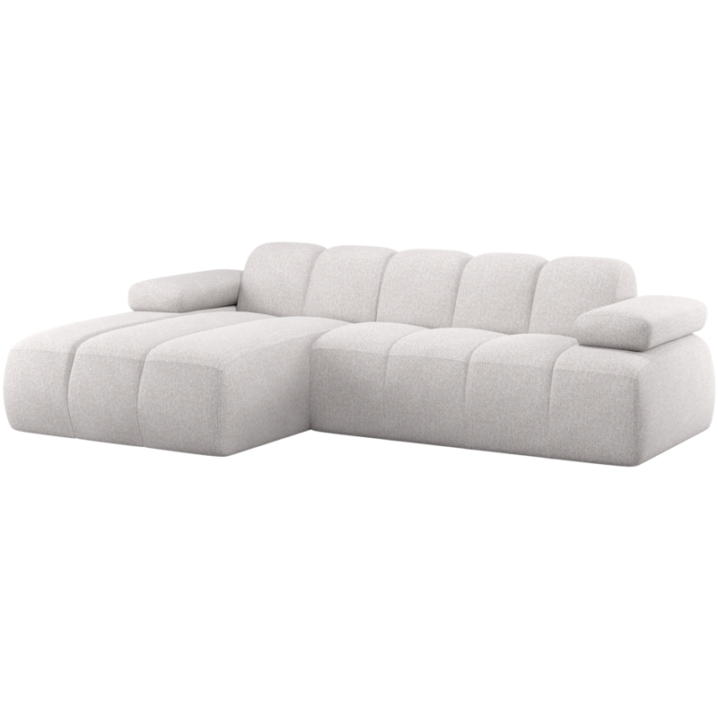 WOOOD-collectie Mojo Chaise Longue Bank Links Boucle Ecru Melange
