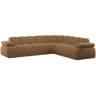 WOOOD Mojo Hoekbank Rechts Wollig Honinggeel