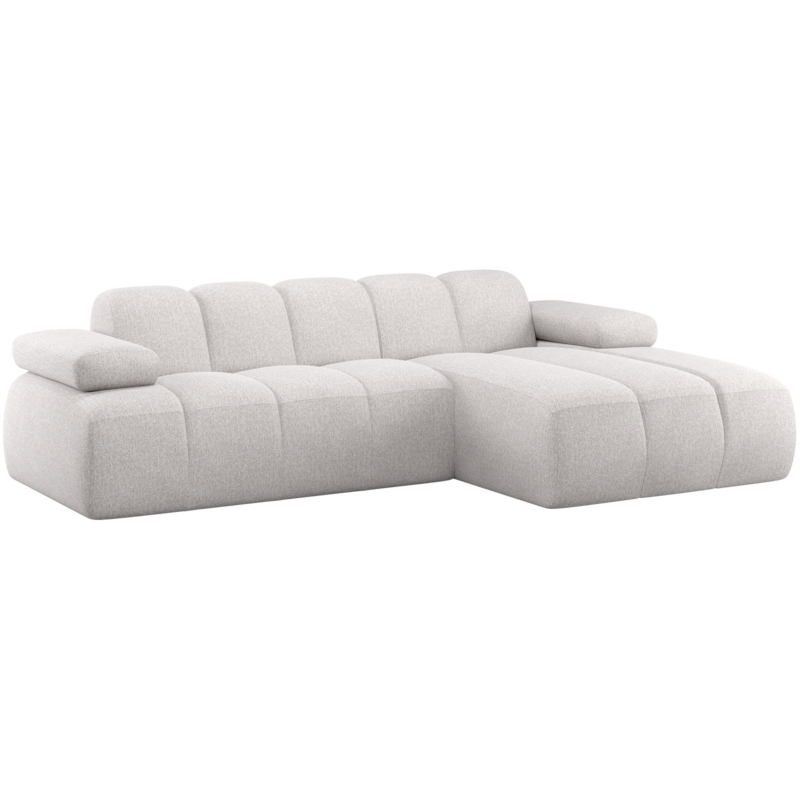 WOOOD-collectie Mojo Chaise Longue Bank Rechts Boucle Ecru Melange