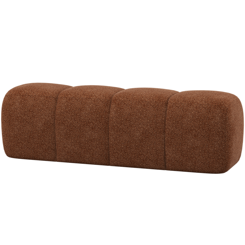 WOOOD-collectie Mojo Eetbankje 164 Cm Wollig Roestbruin
