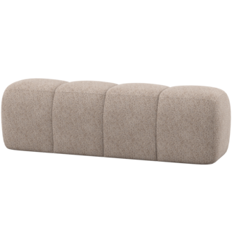 WOOOD Mojo Eetbankje 164 Cm Wollig Donkerzand