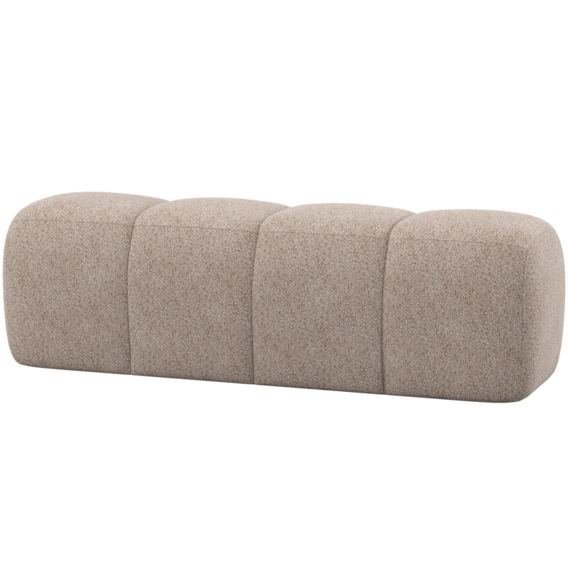 WOOOD-collectie Mojo Eetbankje 164 Cm Wollig Donkerzand