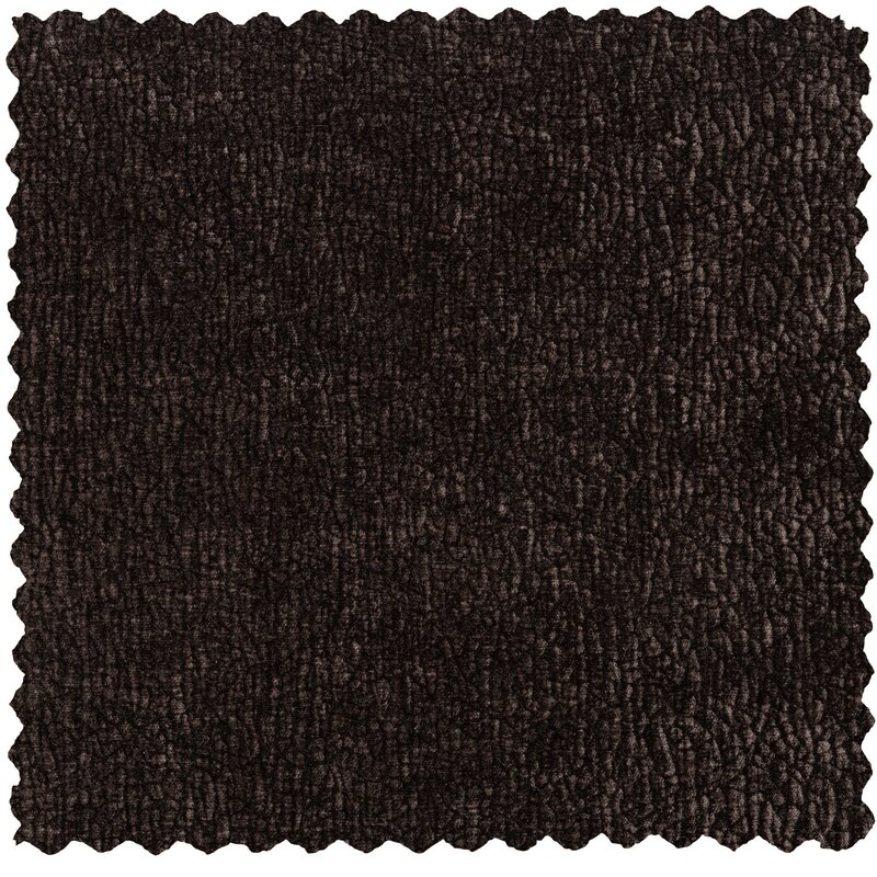 WOOOD-collectie Vogue Eetbank 3D Chenille Donkerbruin