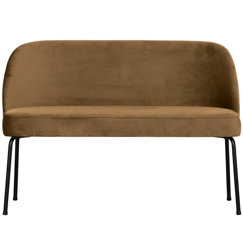 WOOOD-collectie Vogue Eetbank Velvet Honinggeel
