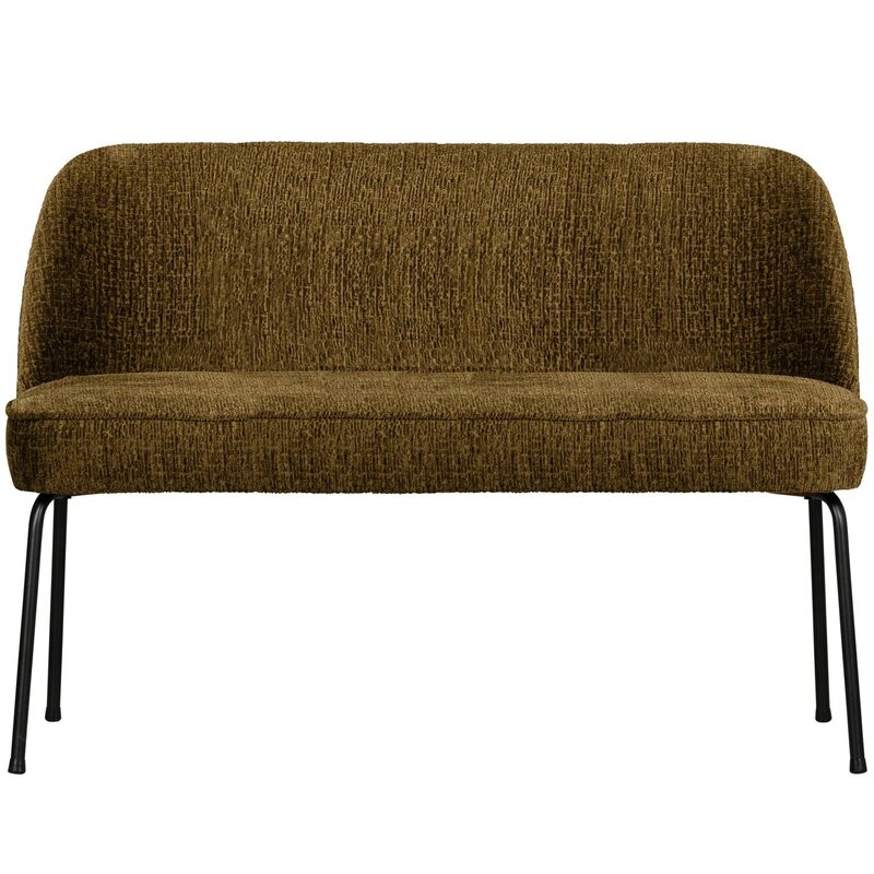 WOOOD-collectie Vogue Eetbank Structure Velvet Brass