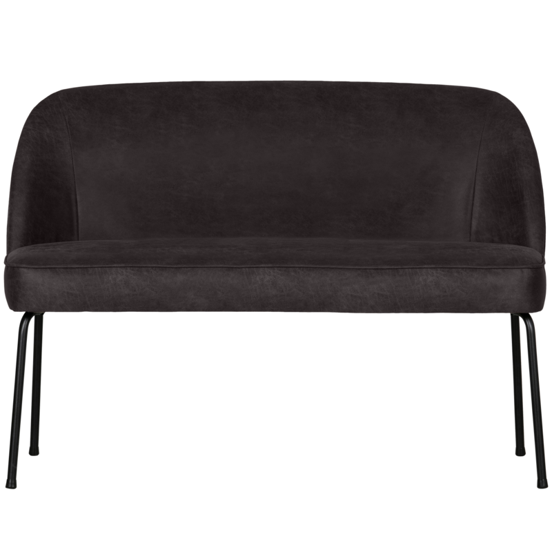 WOOOD-collectie VOGUE EETBANK ECOLEER ZWART