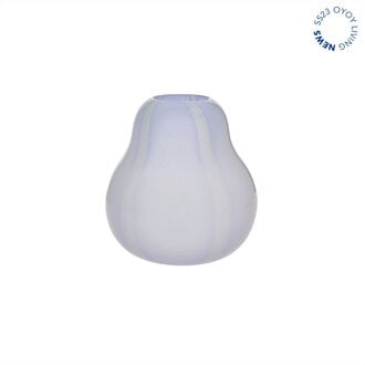 OYOY LIVING Vaas Kojo small - 20 cm hoog lavendel-wit