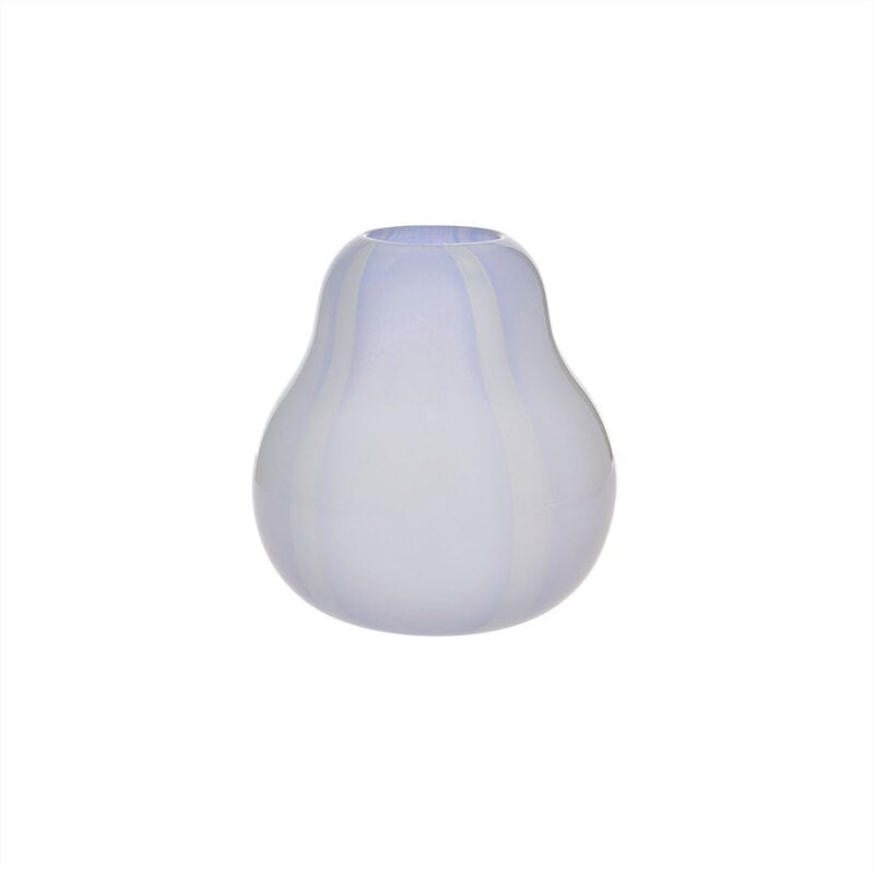 OYOY LIVING Vaas Kojo small - 20 cm hoog lavendel-wit