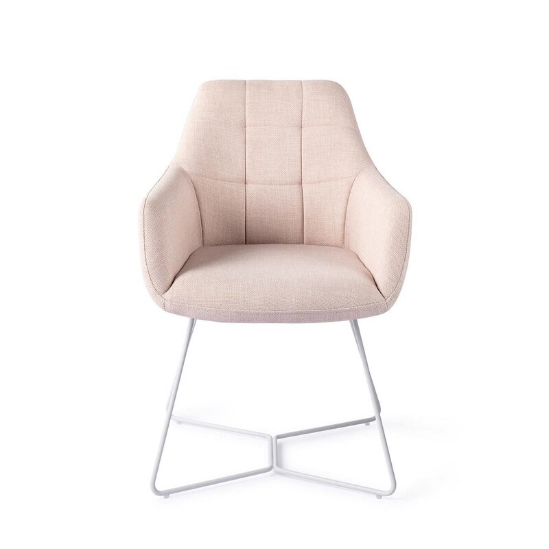 Jesper Home Noto Petal Pink Eetkamerstoel - Beehive White