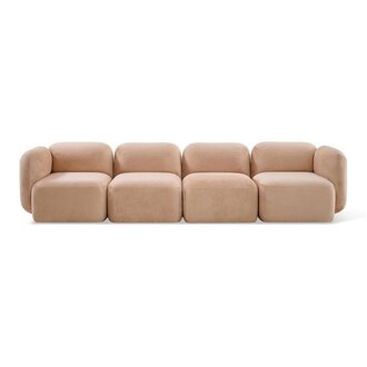 Jesper Home Yoshimi Pink Poise Bank - corner L + 2 x middle + corner R