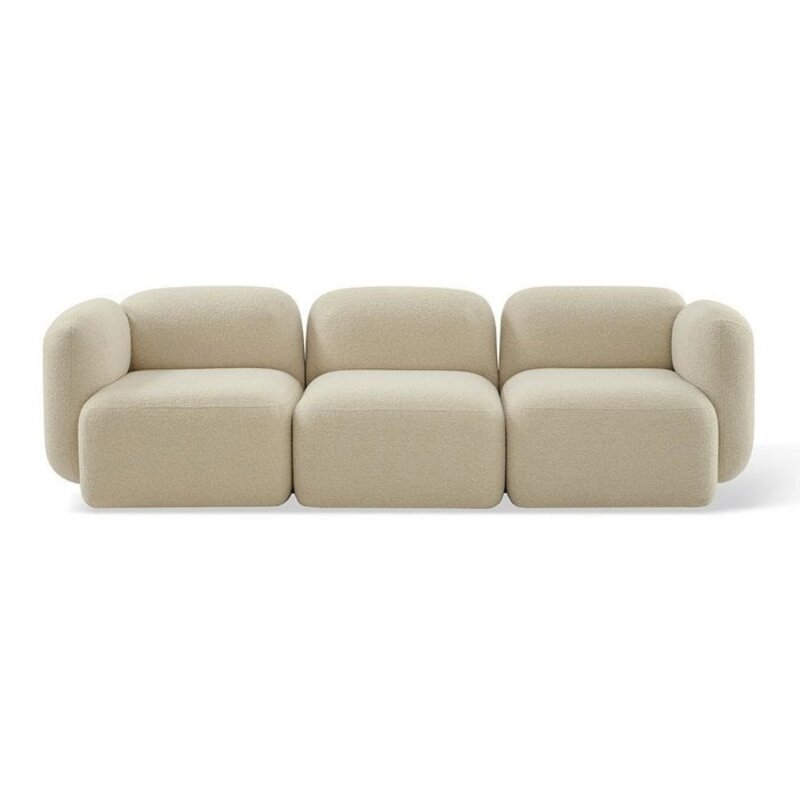 Jesper Home-collectie Yoshimi Cloudy Cream Bank - corner L + middle + corner R