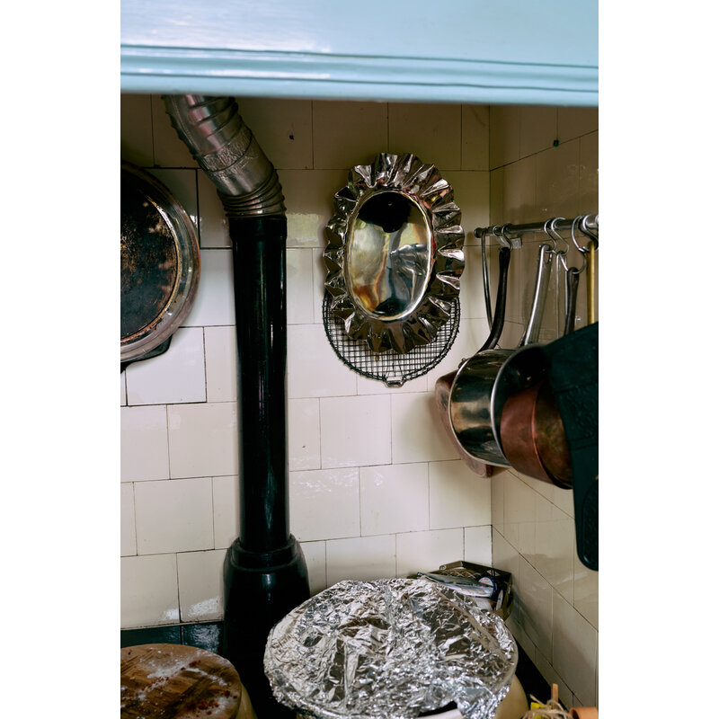 HKLIVING-collectie New classics: Chromen dienblad medium