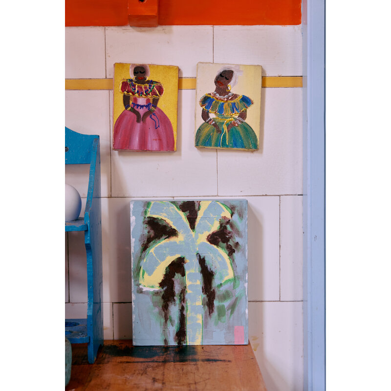 HKLIVING-collectie Pocket exhibit: Palmate (16x4x20cm)