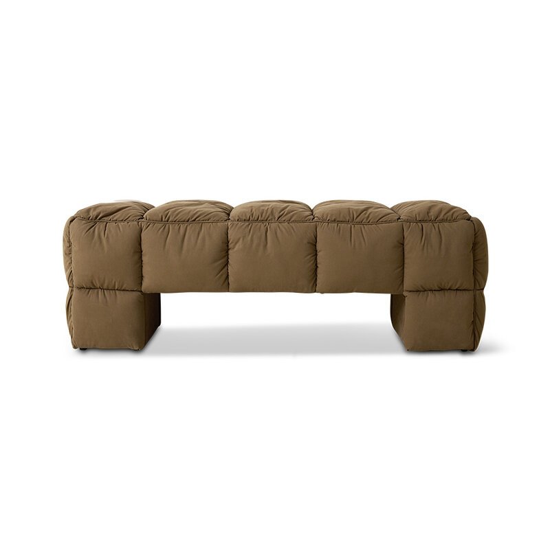 HKLIVING-collectie Puffy lobbybank olive