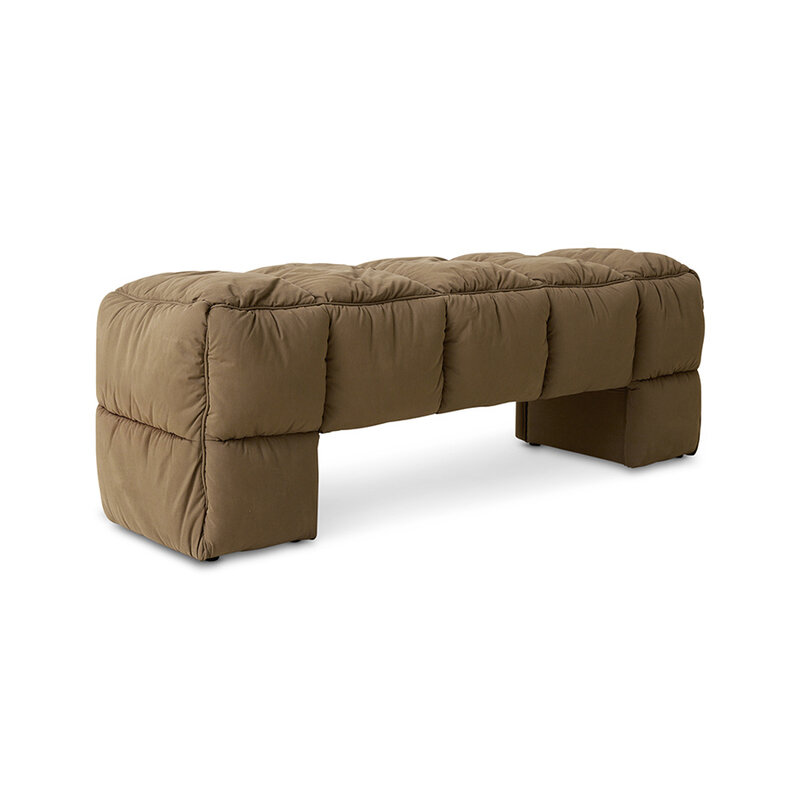 HKLIVING-collectie Puffy lobbybank olive