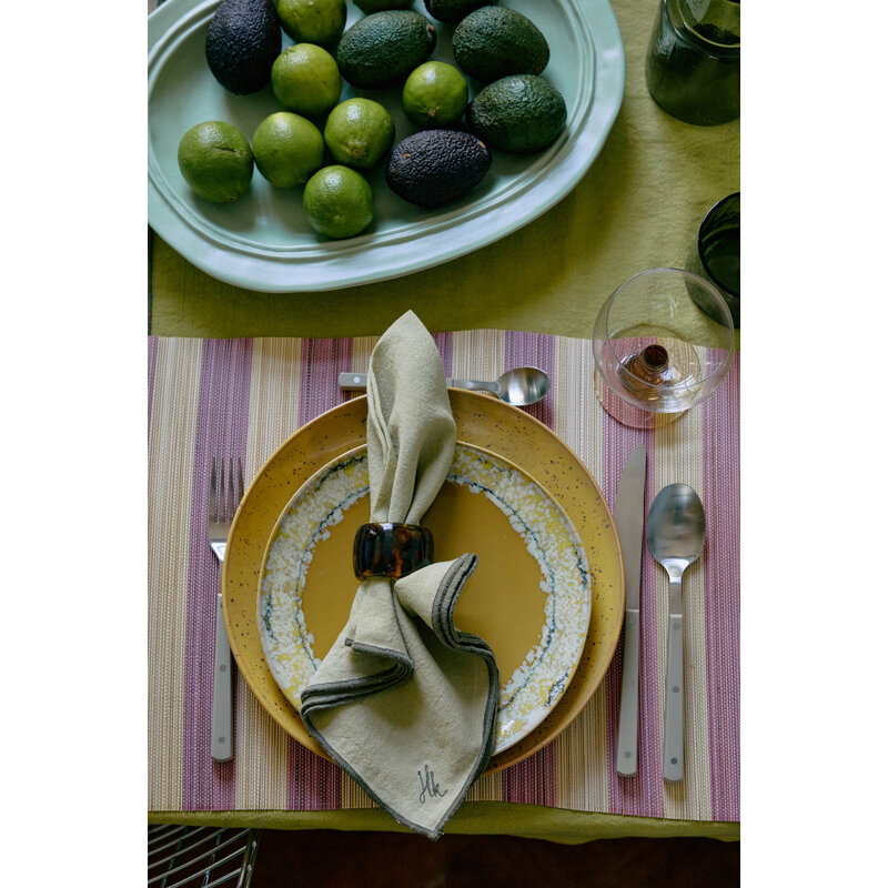 HKLIVING-collectie Bamboe placemat roseate