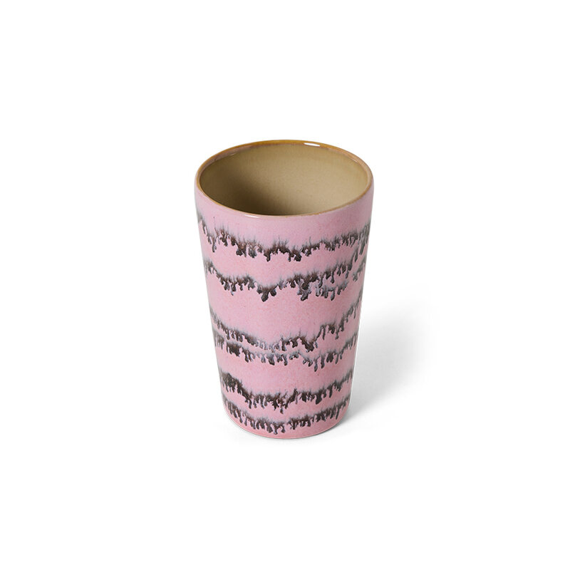 HKLIVING-collectie 70s servies: bubbel koffiemok