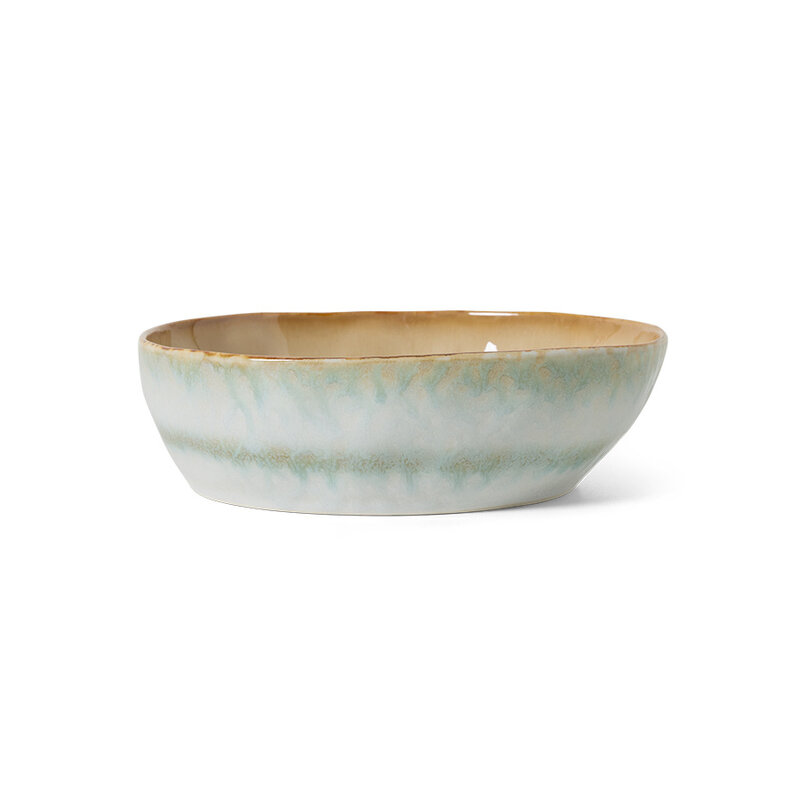 HKLIVING-collectie 70s servies: pastaschalen petal (set van 2)