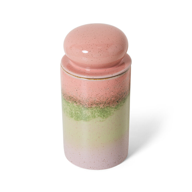 HKLIVING-collectie 70s ceramics: storage jar, glaze