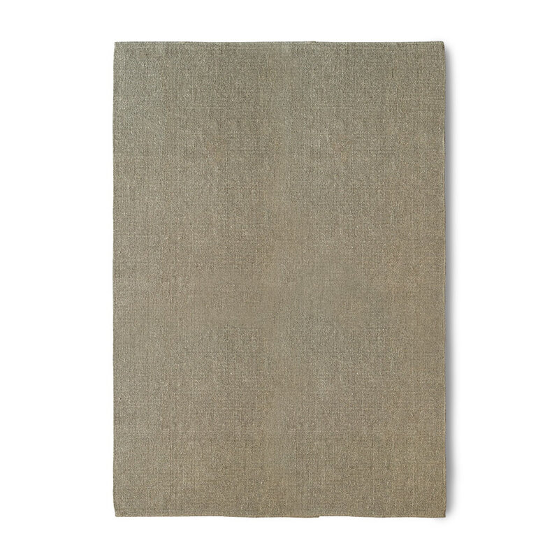 HKLIVING-collectie Jute rug, sage (240x340cm)