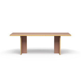 HKLIVING Dining table, clay, rectangular 220cm