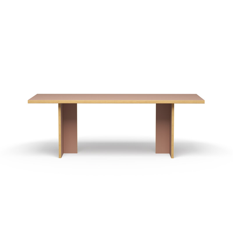 HKLIVING-collectie Eettafel clay rectangular 220cm