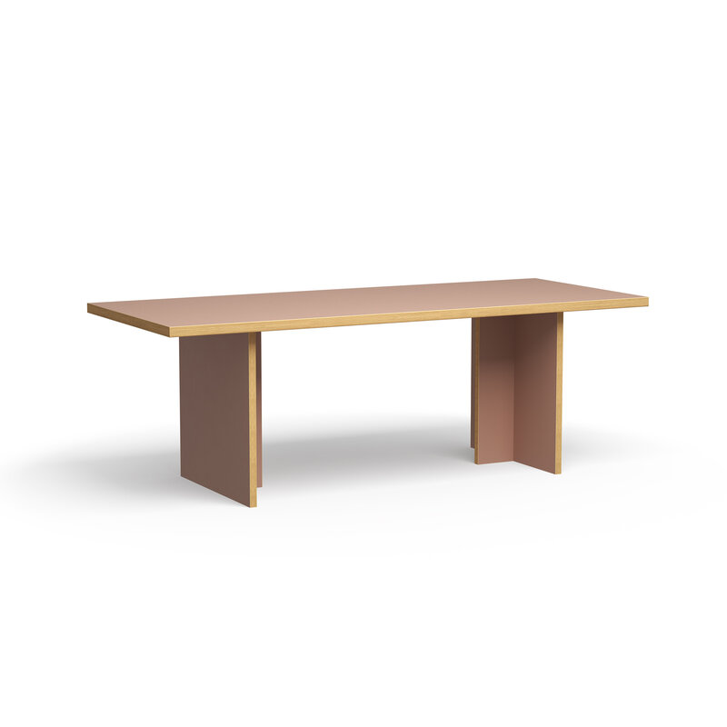 HKLIVING-collectie Eettafel clay rectangular 220cm