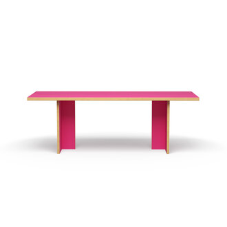 HKLIVING Eettafel raspberry rectangular 220cm