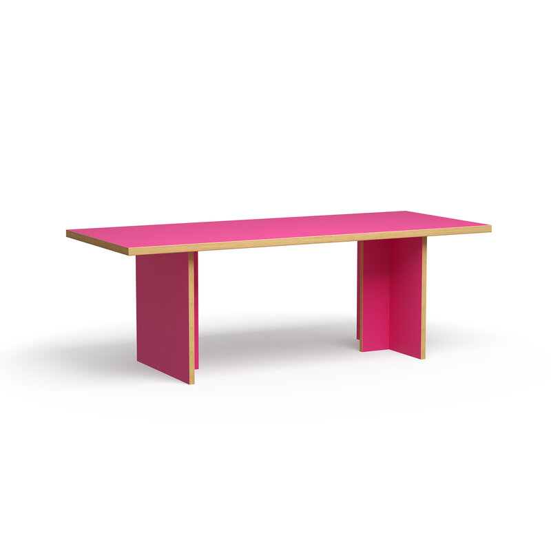 HKLIVING-collectie Eettafel raspberry rectangular 220cm