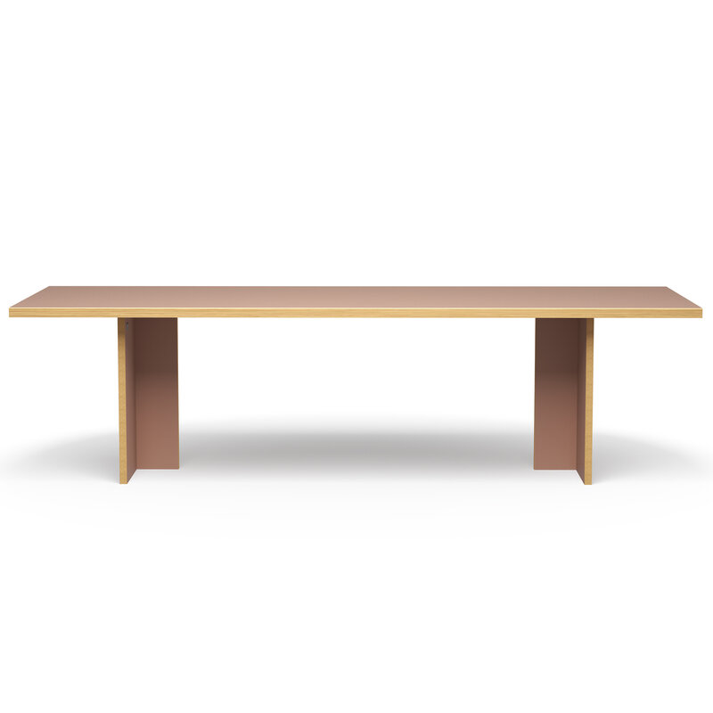 HKLIVING-collectie Eettafel clay rectangular 280cm
