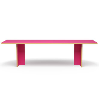 HKLIVING Eettafel raspberry rectangular 280cm