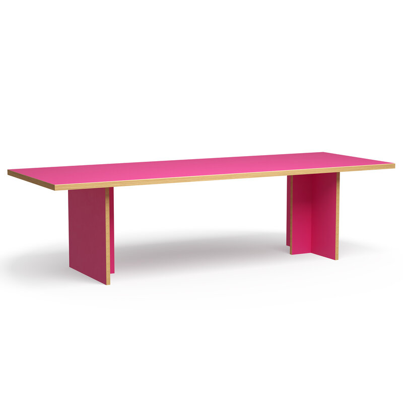 HKLIVING-collectie Eettafel raspberry rectangular 280cm